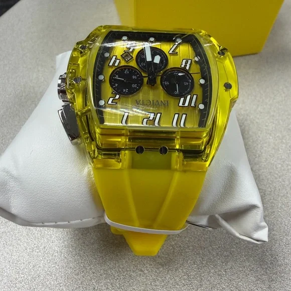 Invicta S1 Rally Kinesia Anatomic Men’s Watch 47mm Yellow 45482 - Picture 5 of 8